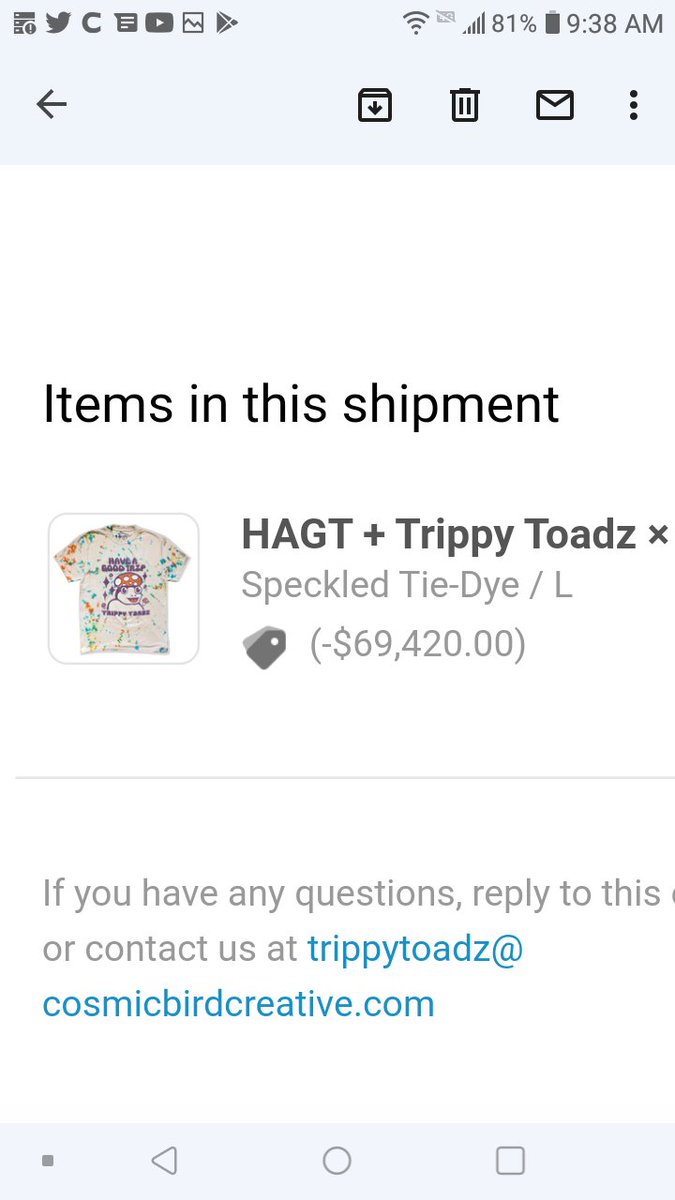 yuhfavpword's tweet photo. @trippytoadznft can't wait to get this FREE tee.. Also Dear #NFTcommunity merch is not utility .. Give me free merch or ill floor that shit .. I hate the upsell ... Cough cough .. I won't metion names but basicly all of them charge for merch . FawkYew
#BrHead https://t.co/dKUlQgGrjc