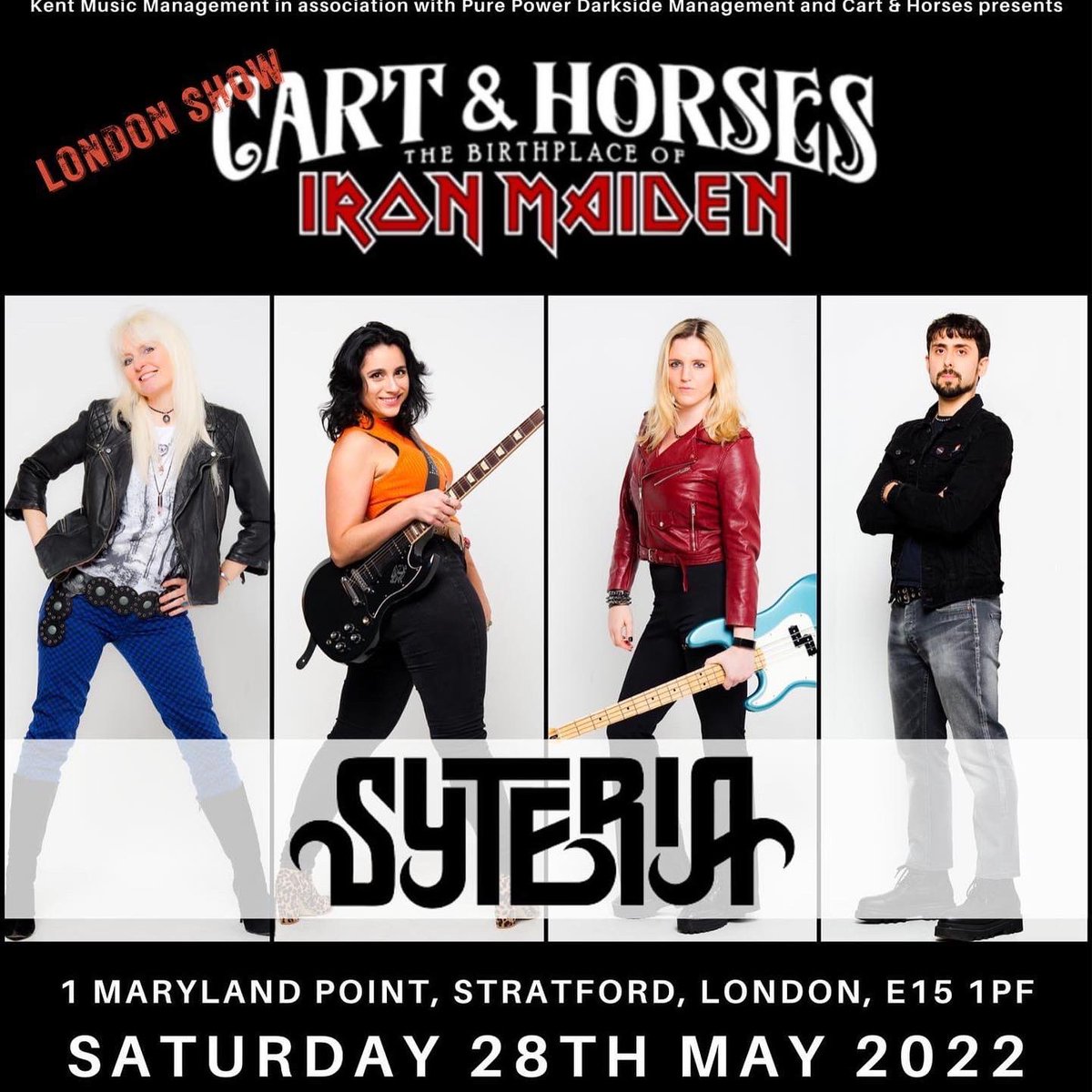 #Sheffield and #London! Here we come! 🤘 #syteria #syteriaband #livemusic #rockandroll #supportlivemusic #supportlivemusicvenues #corporationsheffield #cartandhorseslondon