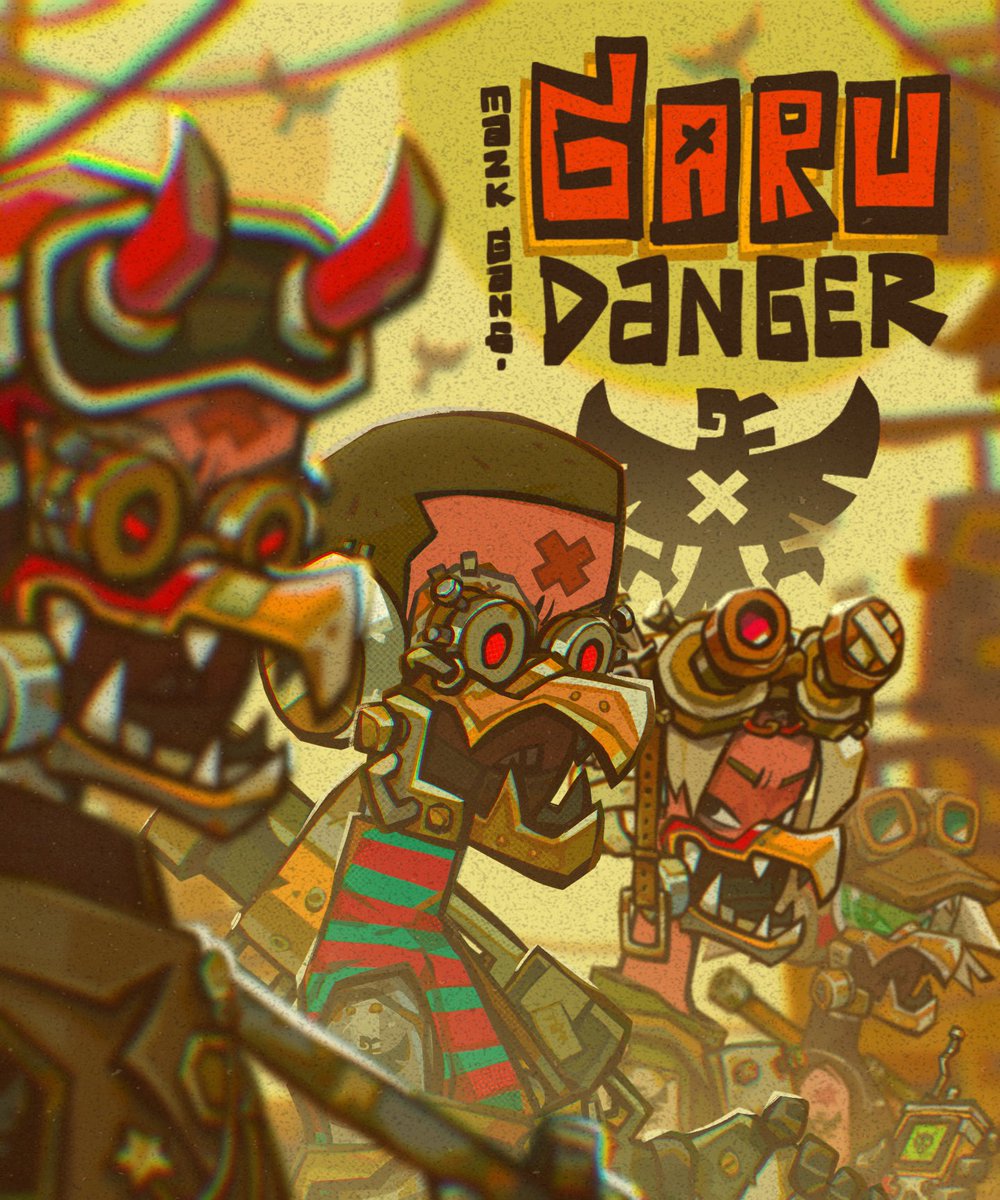 Mazkgang's tweet photo. "GARUDANGER" The Iron wings 🦅⚙️🧨

Let's tell the story of the invincible bird mazks, the pirates of the skies. They use their advanced technology and superior resources to create endless amount of deadly weapons…⚠️🔥

#GaruDanger #MazkGang https://t.co/PEy0ovecpc