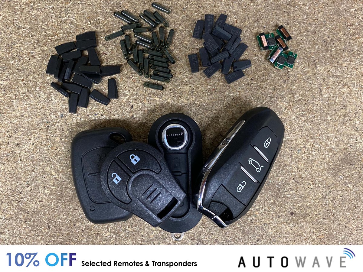 AutowaveLimited's tweet photo. 10% Off Selected Remotes &amp; Transponders! Available now from https://t.co/2YXpfd4Cni 🤩

https://t.co/lq1vO3tp0r

https://t.co/Y4KaYKaebm

 #Autowave #AutoLocksmith #Locksmith #CarKeys #Cars #CarRemotes #Transponders https://t.co/TSWLc7vilr