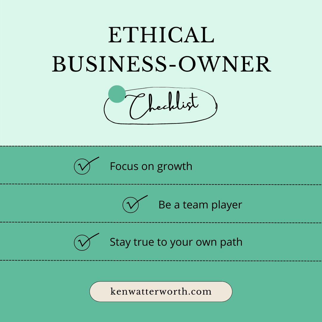 KenWatterworth's tweet photo. Ethical business-owner checklist:
✅ Focus on growth
✅ Be a team player
✅ Stay true to your own path
#success #successmindset #businesssuccess #businessmindset #Connecticutbusiness #Westportbusiness #fireproofing #fireproofingcontractor #fireproofingapplication https://t.co/l9P0U9ccXp