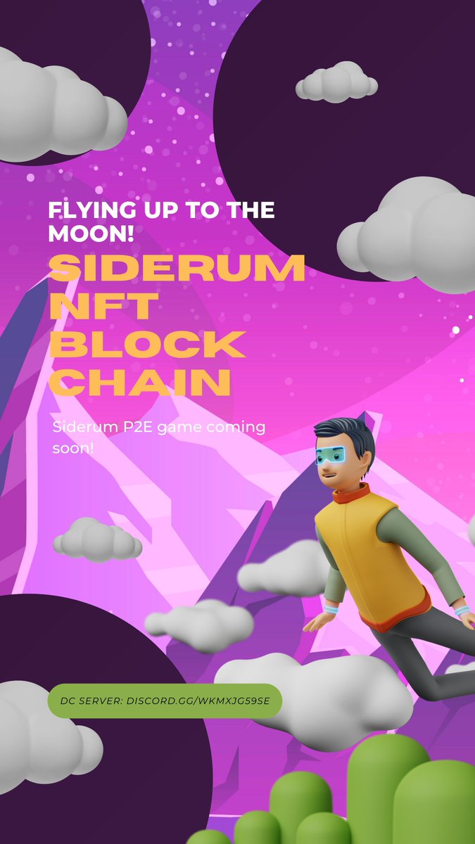 siderumOfficial's tweet photo. SIDERUM TO THE MOON!🌙🚀

Don't miss out our token and OG Giveaway!🏆
Click our profile now to see how to join.
1st 1K MEMBERS ONLY🪙

#P2E #NFT #SIDERUM https://t.co/VjI8hiqLDe