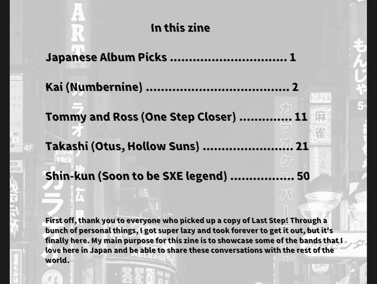 Last Step Fanzine tweet media