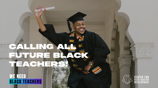CenterBlackEd's tweet photo. Know an amazing Black student who’s committed to becoming a teacher? We want to celebrate them! Nominate them and we’ll give them a #FutureBlackTeacher shoutout! https://t.co/jkV0UpD0OG https://t.co/F50rquDV0j