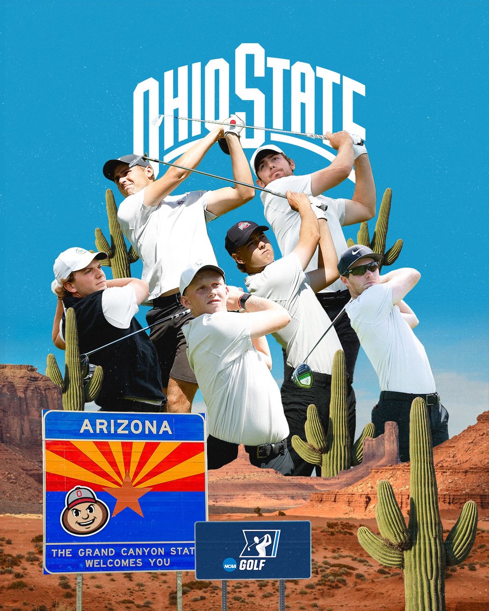 The NCAA Championship!
Practice round today and then opening round starts at 10:05 am ET Friday morning #GoBucks