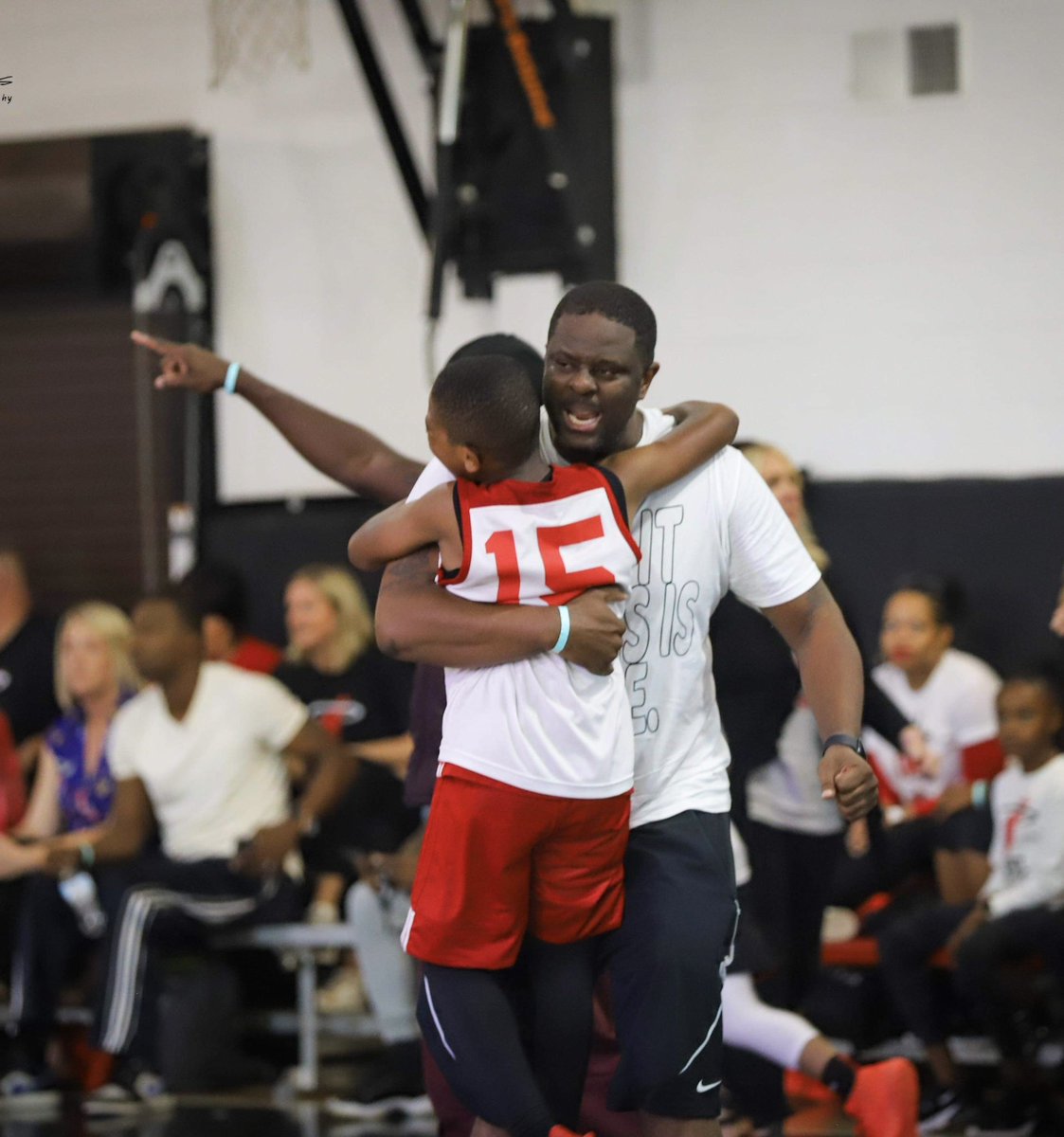 A month ago, VJ lost to Team Greensboro by 2 pts. He fouled out, and cried on da way home. I told him “No Pity Parties cuz Adversity introduces a man to himself “! Last Wknd…he played Gboro again &amp; had 26 pts &amp; the game winning steal. He jumped in my arms &amp; said “Daddy I did it”