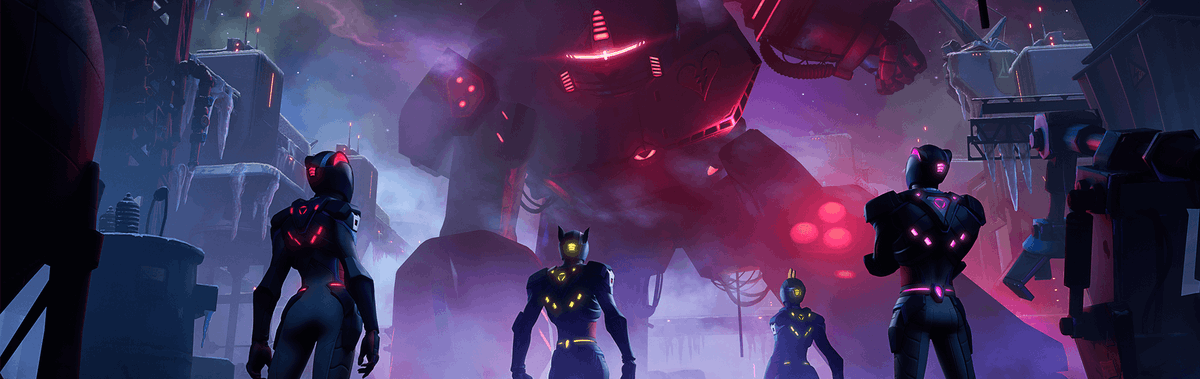 FortniteBR's tweet photo. The Collision Event art has confirmed that yesterday's Crew Pack leak is real. #Fortnite https://t.co/tkDo8wyuAQ
