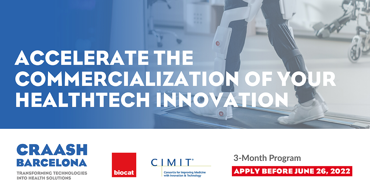 BCNHealthHub's tweet photo. Validate your emerging technology in the top #healthcare ecosystems in the US and Europe. Sign up for #CRAASH Barcelona, the acceleration program by BHH member @biocat_en that helps you transform your research into solutions for patients! 💪 Check it out 👉https://t.co/498dexhT8P https://t.co/TUa34cSAMt