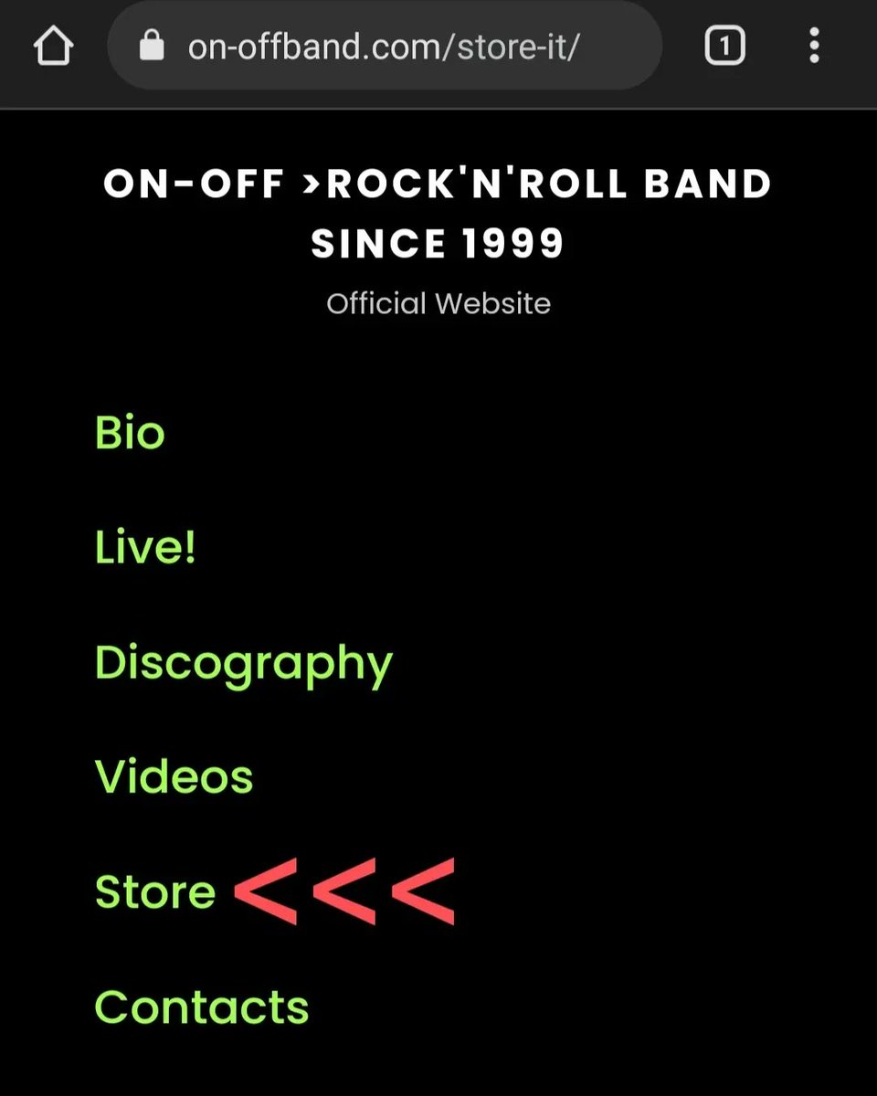 ONOFFband's tweet photo. New Website!!
Now with online STORE!!!
https://t.co/pArDPmSWFe https://t.co/NA2WerPJIW