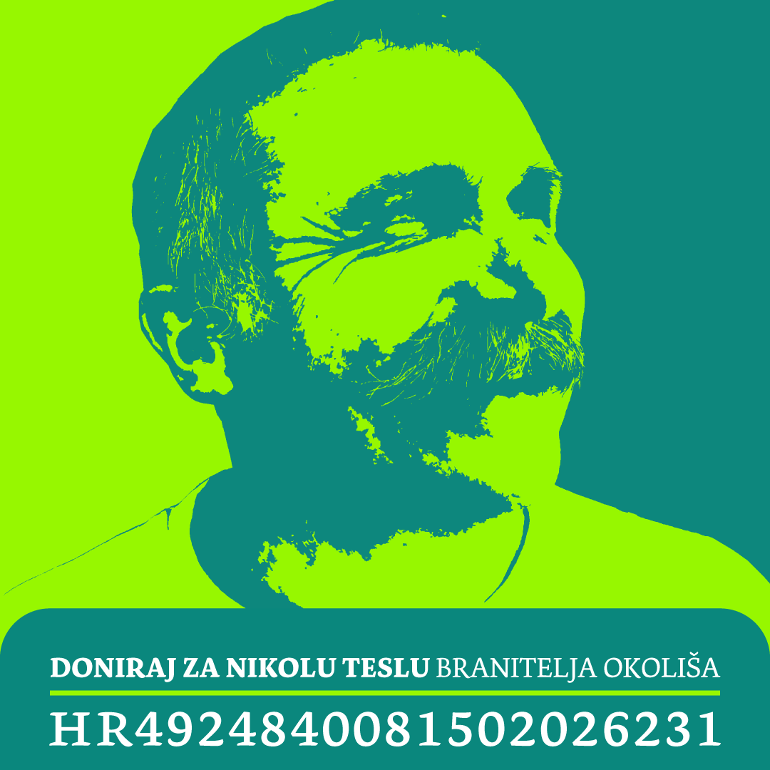 MaruskaMileta's tweet photo. Did you hear about #NikolaTesla from #Paklenica #Croatia (yes, real name 😉)? Support @Zelenaakcija charity action &amp; #donate for this #EnvironmentalDefender ! Let's cover unfair &amp; high court costs he's charged with 4 fighting a landfill ‼ Thank you 🙏

👉 https://t.co/ArgJbR1A6u https://t.co/50W4cXu6SE