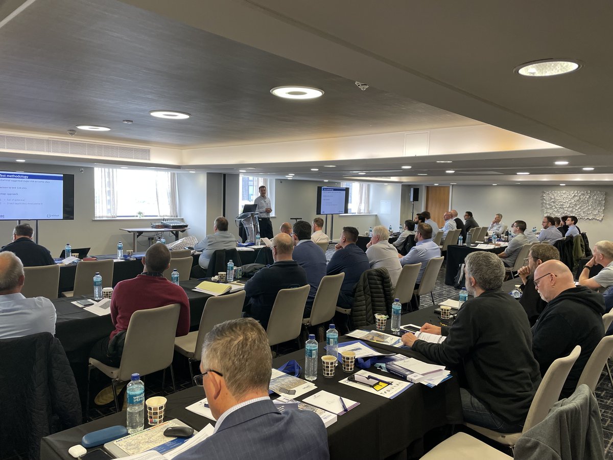 HoranPowerEng's tweet photo. Richard Horan presenting at the Earthing Conference UK in Birmingham yesterday. Great people and great content! #earthing #solar #HoranPowerEngineering https://t.co/dxkB2H783e