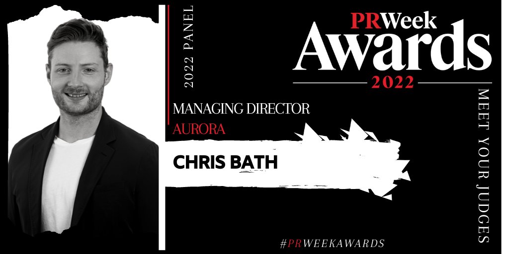 Managing Director <a href="/chris_bath/">Chris Bath</a> is going to be a part of the #PRWeekAwards judging panel! 

The deadline to submit an entry is fast approaching, don't miss out on gaining industry recognition. Here is the link so you don't have to search far ⬇️

bit.ly/PRWAwards2022E…