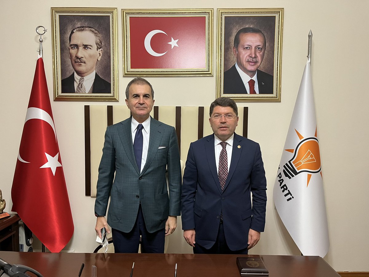 yilmaztunc's tweet photo. AK Parti Genel Başkan Yardımcımız ve Parti sözcümüz Sayın Ömer Çelik’e nazik ziyaretleri ve hayırlı olsun dilekleri için çok teşekkür ediyorum. https://t.co/2oyaJrGA0C