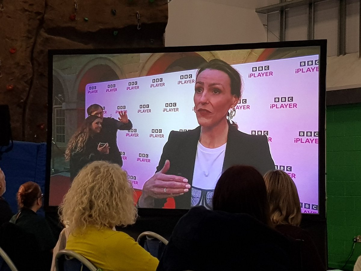 TalkToMeTday's tweet photo. Celebrities talking about #Haliwood at #WeAreCalderdale2022. https://t.co/46aAYB2jSm