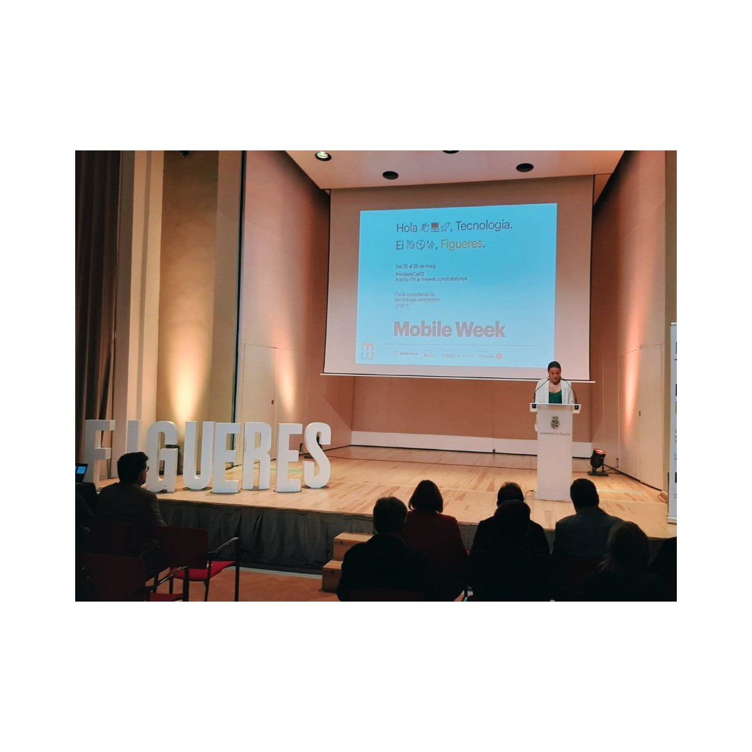 TickTranslation's tweet photo. Tick Translations present a la Mobile Week de Figueres! ✅
➡️ Conferència inaugural de la Mobile Week de Figueres 2022. Ponència d'en Genís Roca, especialista en transformació empresarial, desenvolupament de negoci i cultura digital.
#mWeekCat22 #TickTranslations #digital https://t.co/TayAW277Rb