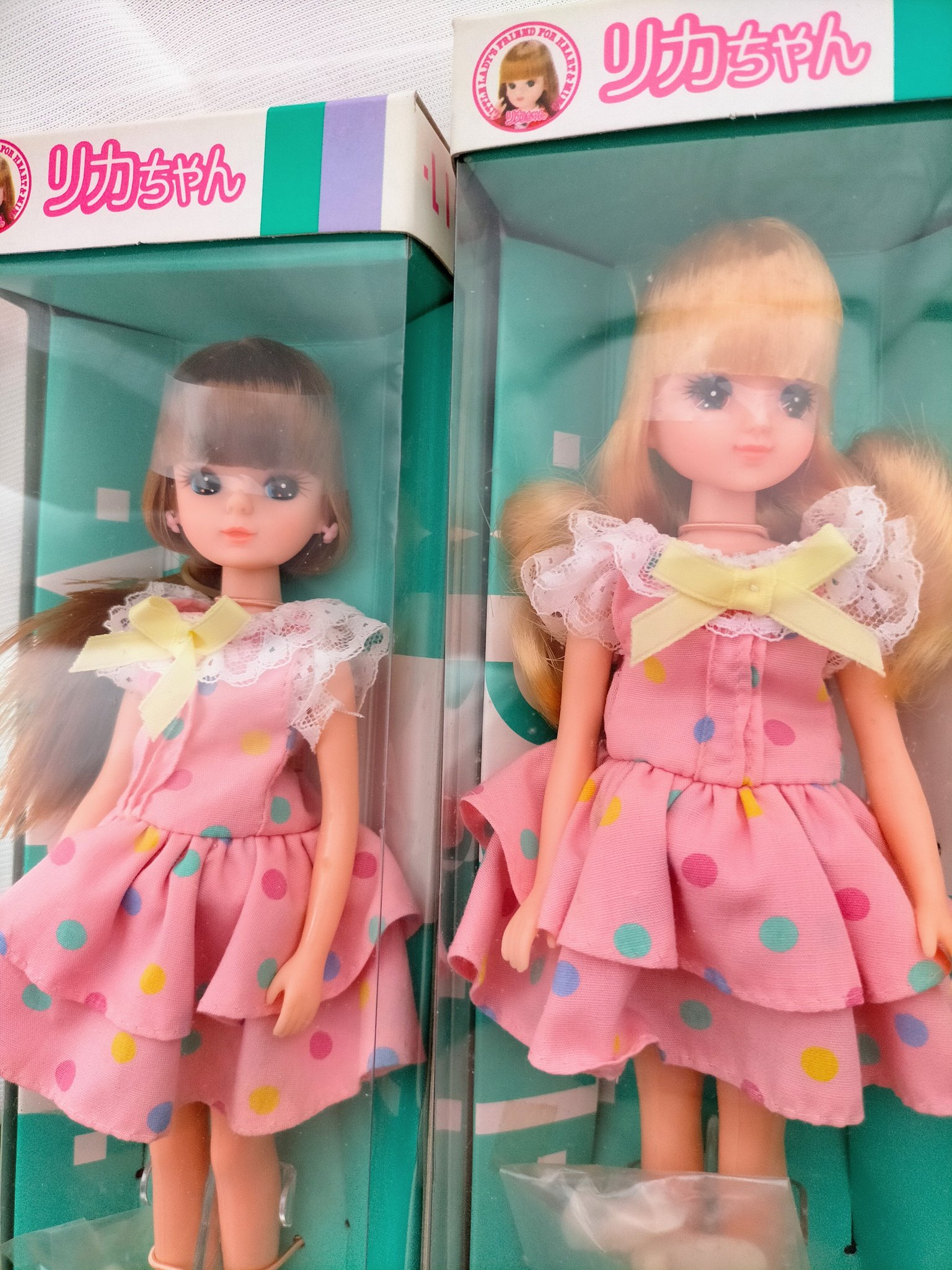 旧タカラ 3代目 リカちゃん人形 メルニー 3体セット デッドストック