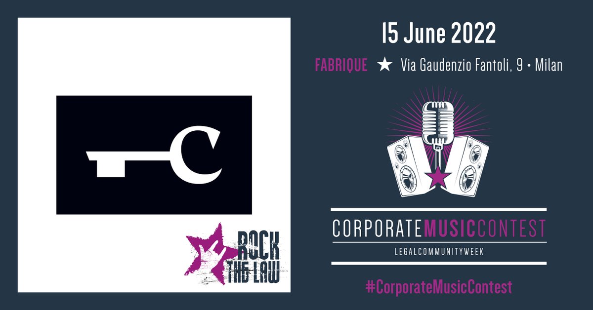 LCWeek's tweet image. June 15 | Gates open at 19:30 | Performances start at 20:30 | 🤟 𝐂𝐨𝐫𝐩𝐨𝐫𝐚𝐭𝐞 𝐌𝐮𝐬𝐢𝐜 𝐂𝐨𝐧𝐭𝐞𝐬𝐭 | Fabrique, Milan

KeyOnes will perform on stage at the Corporate Music Contest.

#legalcommunityweek #corporatemusiccontest