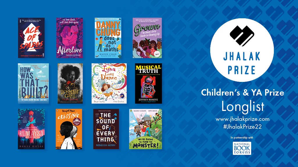 jhalakprize's tweet photo. As we prepare to announce our winners tonight we are giving away a FULL Jhalak C&amp;YA Prize 2022 longlist to a school or community library (UK only). 

RT &amp; reply to this for a chance to win these AMAZING BOOKS! #Giveaway winner announced tomorrow!
#jhalakprize22 
#giveawayalert https://t.co/YKLvlSeTqr