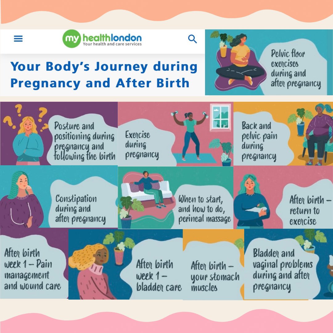 IgualadaPaula's tweet photo. Do use this fantastic resource for #antental and #postnatal women!   Co-created by the #NHSE #Maternity transformation team, service users and London Pelvic Health Physiotherapists!
#PerinatalPelvicHealthService
#Betterbirths
#NHSlongtermplan
#Pelvichealthphysiotherapy https://t.co/jJ8x3SrXqH