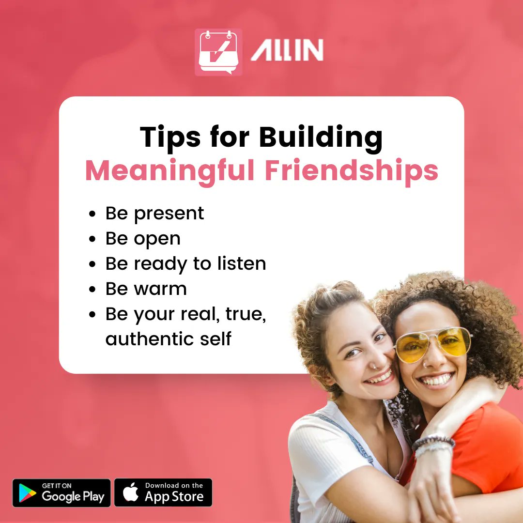 everyoneallin's tweet photo. Being liked is more about how the other person feels when they are with you than how impressive you are. If you’re looking for a good connection, be yourself!
.
#ALLIN #billsplitter #socialplanner #friends #sportsteamapp #friendship #budget https://t.co/3G6JelXwIK