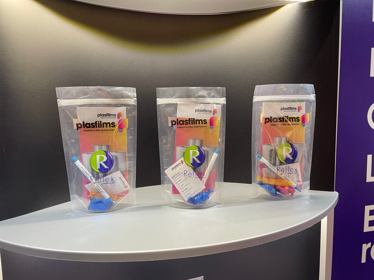 Day 2 <a href="/EasyfairsPackUK/">Packaging Innovations & Empack</a> has just commenced! We've got some lovely giveaway pouches on stand D96 - stop by to grab one and discuss any of your #packaging #film needs!