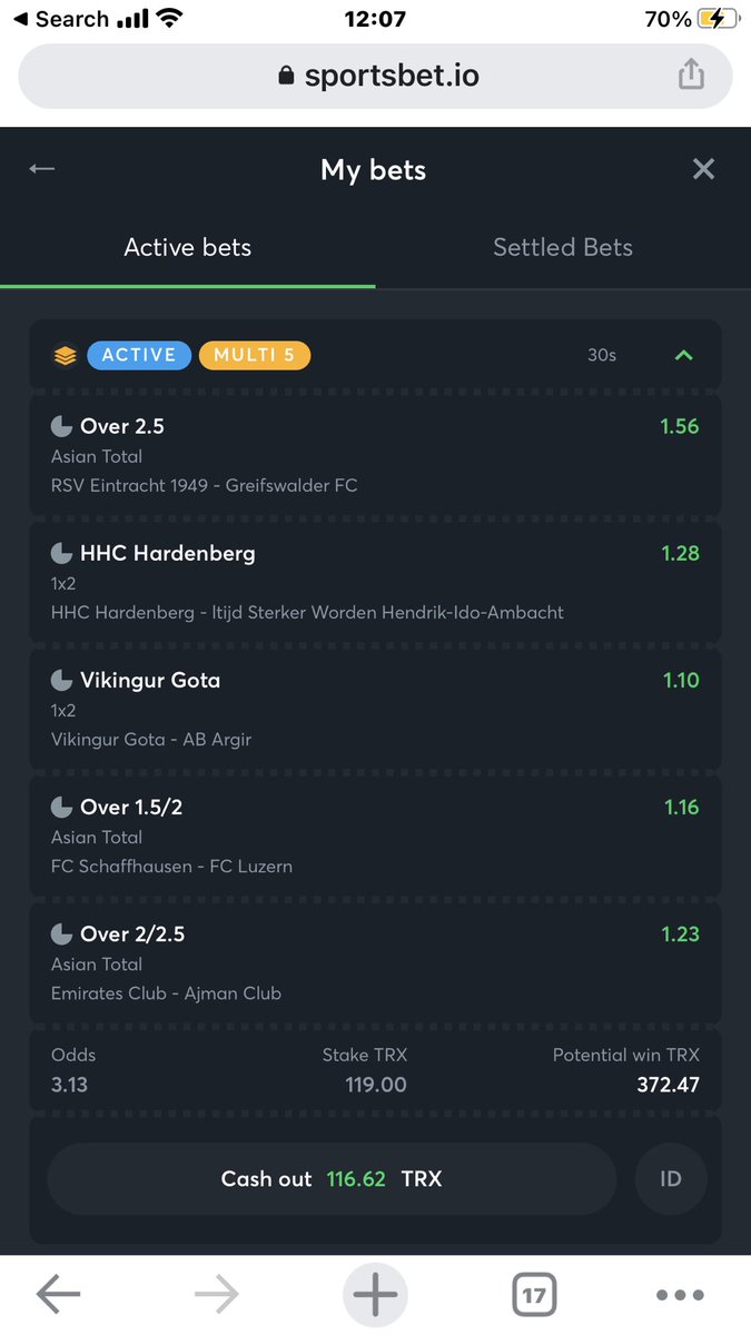 BetInvestor001's tweet photo. 3.13 odds on SPORTSBET. TRIBLE PROFITS.
https://t.co/x1U272IcyG
Register sportsbet, send me a screenshot of a verified account and get FREE stake now.
Register:https://t.co/1yD2Qj7y4T
#Pureprofits💶💰💯 https://t.co/gSTY0Zi9UJ