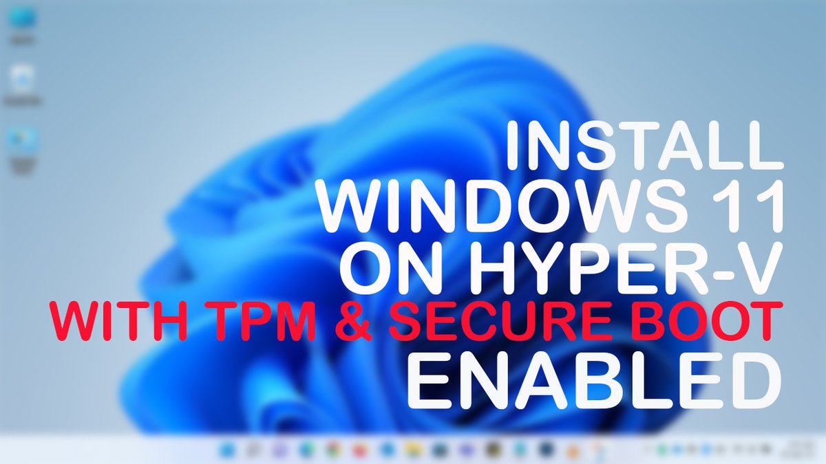 TechForAll2019's tweet image. Install Windows 11 on Hyper V virtual machine with TPM &amp;amp; UEFI Secure Boo... youtu.be/7TmRf-eHm4k via @YouTube 

#microsoft #windows #microsoftwindows #windows11 #windows11pro #techforall #techforall2019 #windows11tips #windows11tricks #windows11customization #win11 #win11tips
