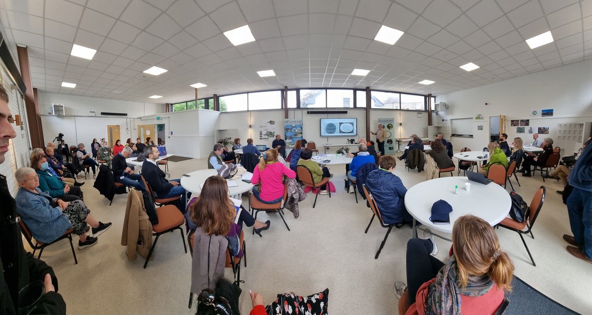 comerfordk's tweet image. The team @angairdinbeo presenting their case study garden @RU_RBAN @URBACT_IE visit @CarlowLEO @Carlow_Co_Co