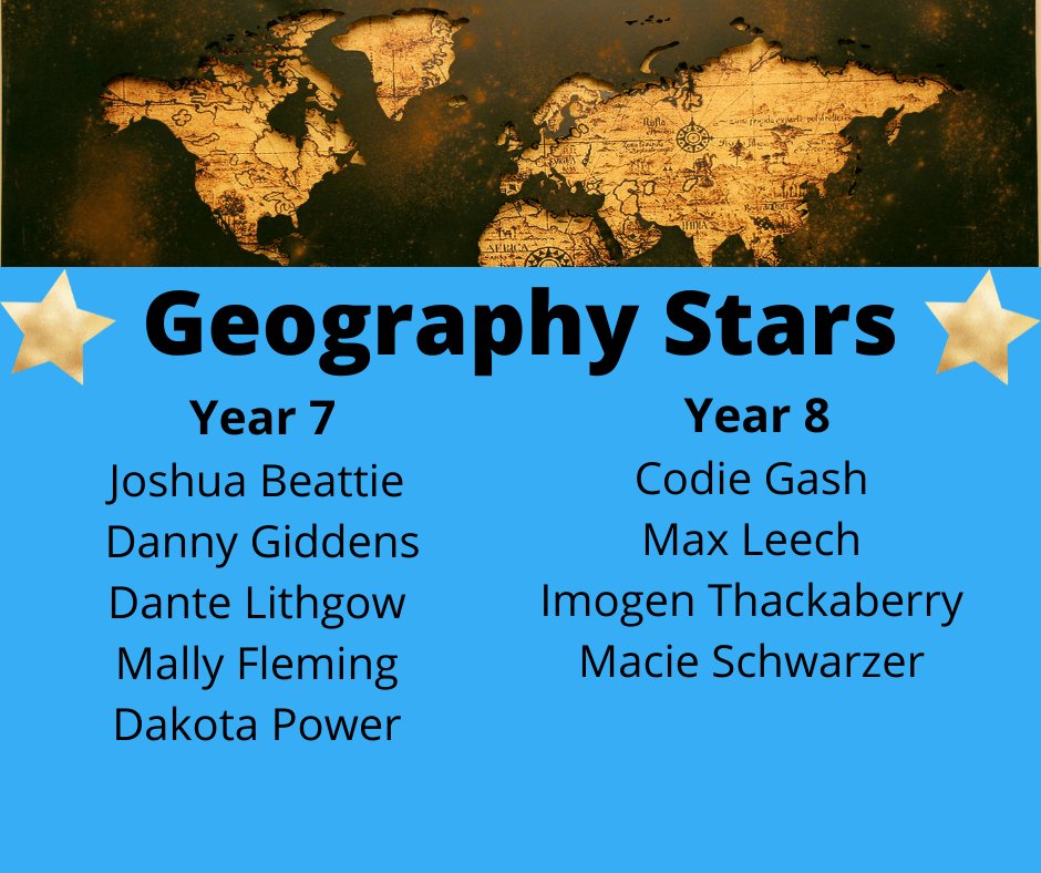 StBenedictsHS's tweet photo. Congratulations to our final GEOGRAPHY STARS of this half term!! 👏👏👏 https://t.co/KmXTgSxxpc