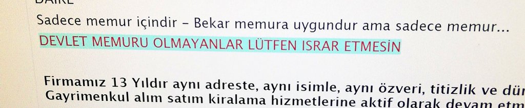 Artık kiracı olabilmek için, memur olmanız gerekiyor. Çünkü, sadece onların maaşı kira ödemeye uygun. Yazıklar olsun.