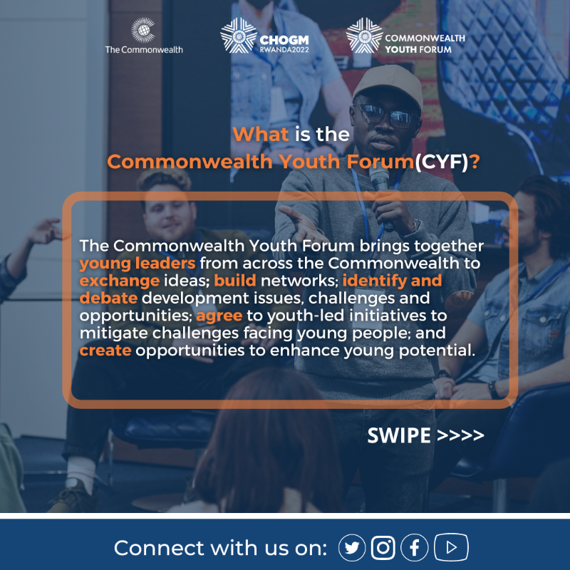 commonwealthsec's tweet photo. 🟠 1.4 billion #Commonwealth citizens are under the age of 30

🟠 Commonwealth Youth Forum takes place 19-21 June with the theme Taking Charge of our Future

🟠 #CYF is an opportunity for young people to help shape the future

#CHOGM2022 | #CommonwealthYouth