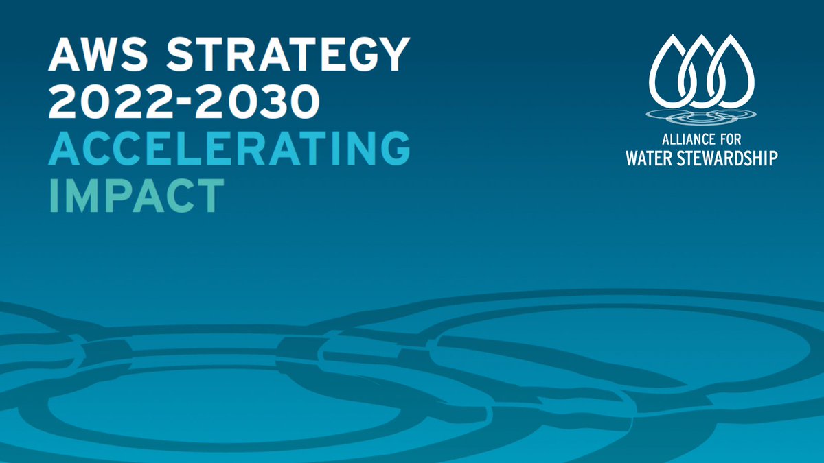 _A4WS's tweet photo. We are proud to officially launch the new AWS Strategy 2022-2030! Our aim for this period is to accelerate #impact by igniting and nurturing adoption of the #AWSStandard in value chain hubs.

Explore the strategy: https://t.co/sTLr7vEvOX
#A4WS #WaterStewardship https://t.co/yU2O9new7b