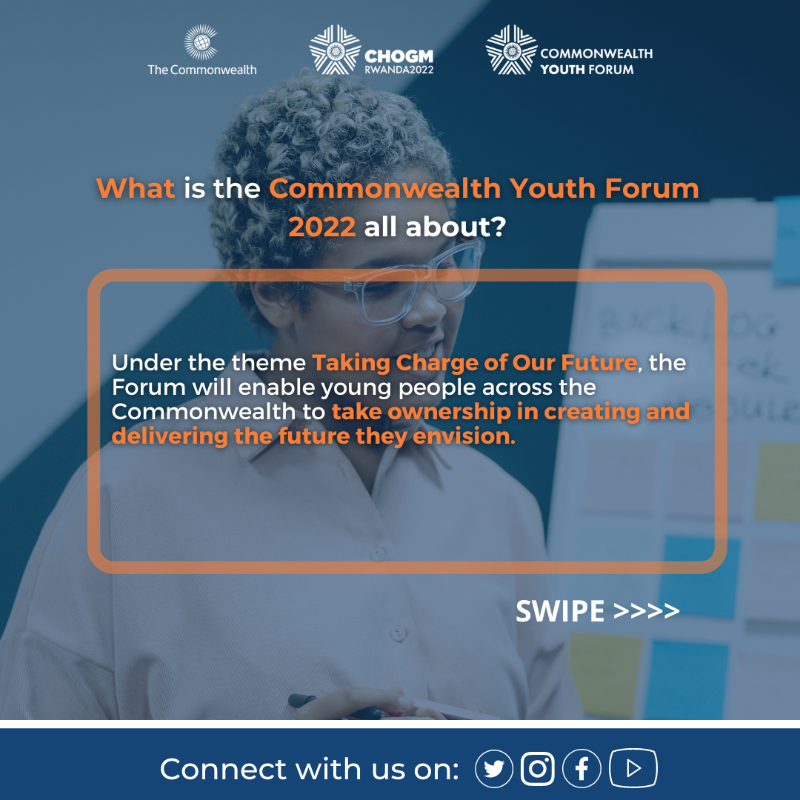commonwealthsec's tweet photo. 🟠 1.4 billion #Commonwealth citizens are under the age of 30

🟠 Commonwealth Youth Forum takes place 19-21 June with the theme Taking Charge of our Future

🟠 #CYF is an opportunity for young people to help shape the future

#CHOGM2022 | #CommonwealthYouth