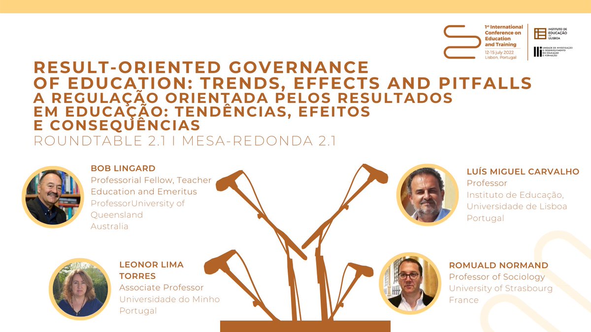 icet2022's tweet photo. EN: Already know the theme and interesting topics you can learn about at the Roundtable 2.1?

PT: Já sabe qual o tema e tópicos interessantes que poderá retirar da Mesa Redonda 2.1?

🔗 https://t.co/9b72plLz1X
 
#ieulisboa #institutodeeducação #ICET2022 https://t.co/1XlVF6FhQb