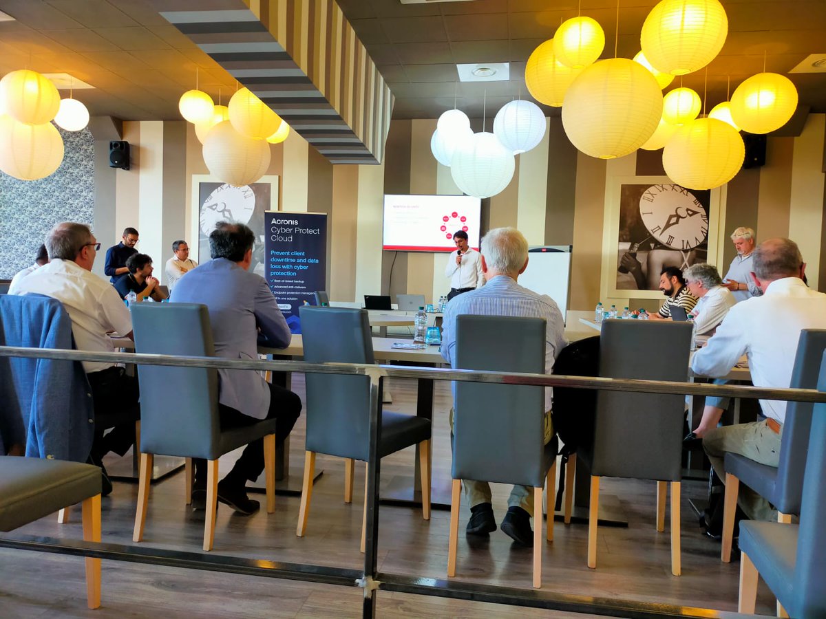 technesecurity's tweet image. Notevole partecipazione ed interesse per l&apos;evento di oggi dedicato ad Acronis Cyber Cloud Protect a Milano
Acronis Cyber Cloud Protect permette di modernizzare la strategia di Cyber Security e i processi di backup @Acronis_Italia
