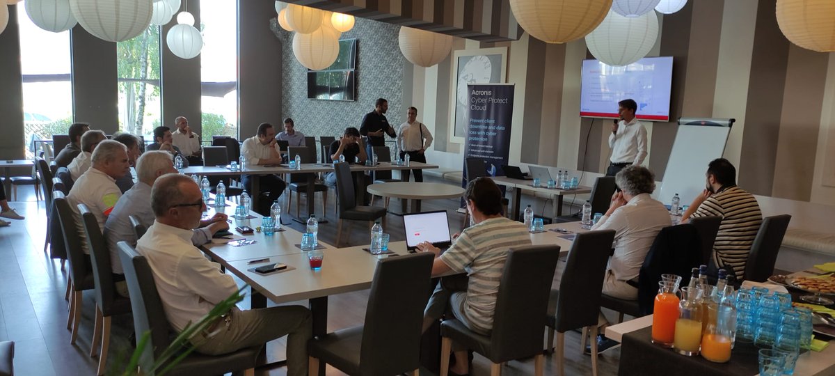 technesecurity's tweet image. Notevole partecipazione ed interesse per l&apos;evento di oggi dedicato ad Acronis Cyber Cloud Protect a Milano
Acronis Cyber Cloud Protect permette di modernizzare la strategia di Cyber Security e i processi di backup @Acronis_Italia