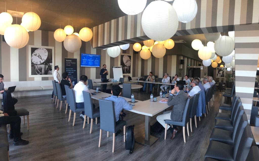 technesecurity's tweet image. Notevole partecipazione ed interesse per l&apos;evento di oggi dedicato ad Acronis Cyber Cloud Protect a Milano
Acronis Cyber Cloud Protect permette di modernizzare la strategia di Cyber Security e i processi di backup @Acronis_Italia