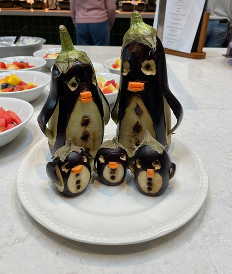 HomertonEvents's tweet photo. Our head chef is having some fun with serving the fruit desserts today!🍉 https://t.co/ahmylWx2pp