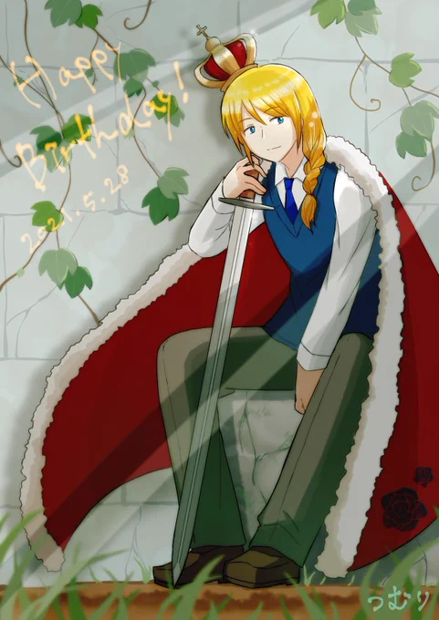 #1年間で絵が上達してるか見てみましょうタグ流れてきたからちょうど1年前の絵引っ張り出してきたけど絵柄変わりすぎてて笑ってしまう 