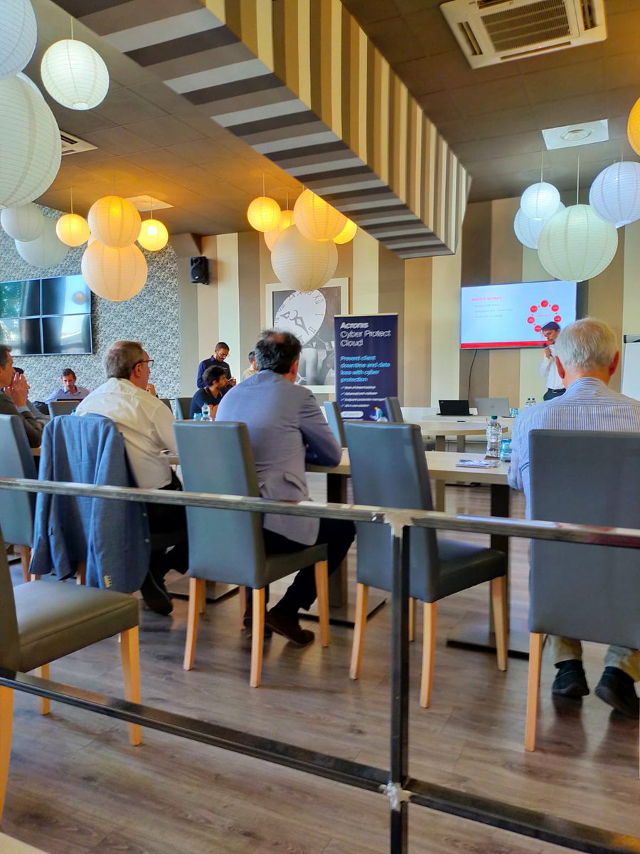 technesecurity's tweet image. Notevole partecipazione ed interesse per l&apos;evento di oggi dedicato ad Acronis Cyber Cloud Protect a Milano
Acronis Cyber Cloud Protect permette di modernizzare la strategia di Cyber Security e i processi di backup @Acronis_Italia