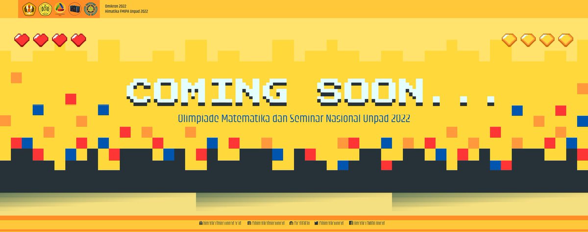 [COMING SOON OMIKRON UNPAD 2022]

Assalamu'alaikum Warahmatullahi Wabarakatuh 

Halo Akang Teteh 👋👋
Sebentar lagi, akan hadir kembali Omikron Unpad 2022 😉
Jangan lupa ramaikan, dan ikuti keseruannya ya!