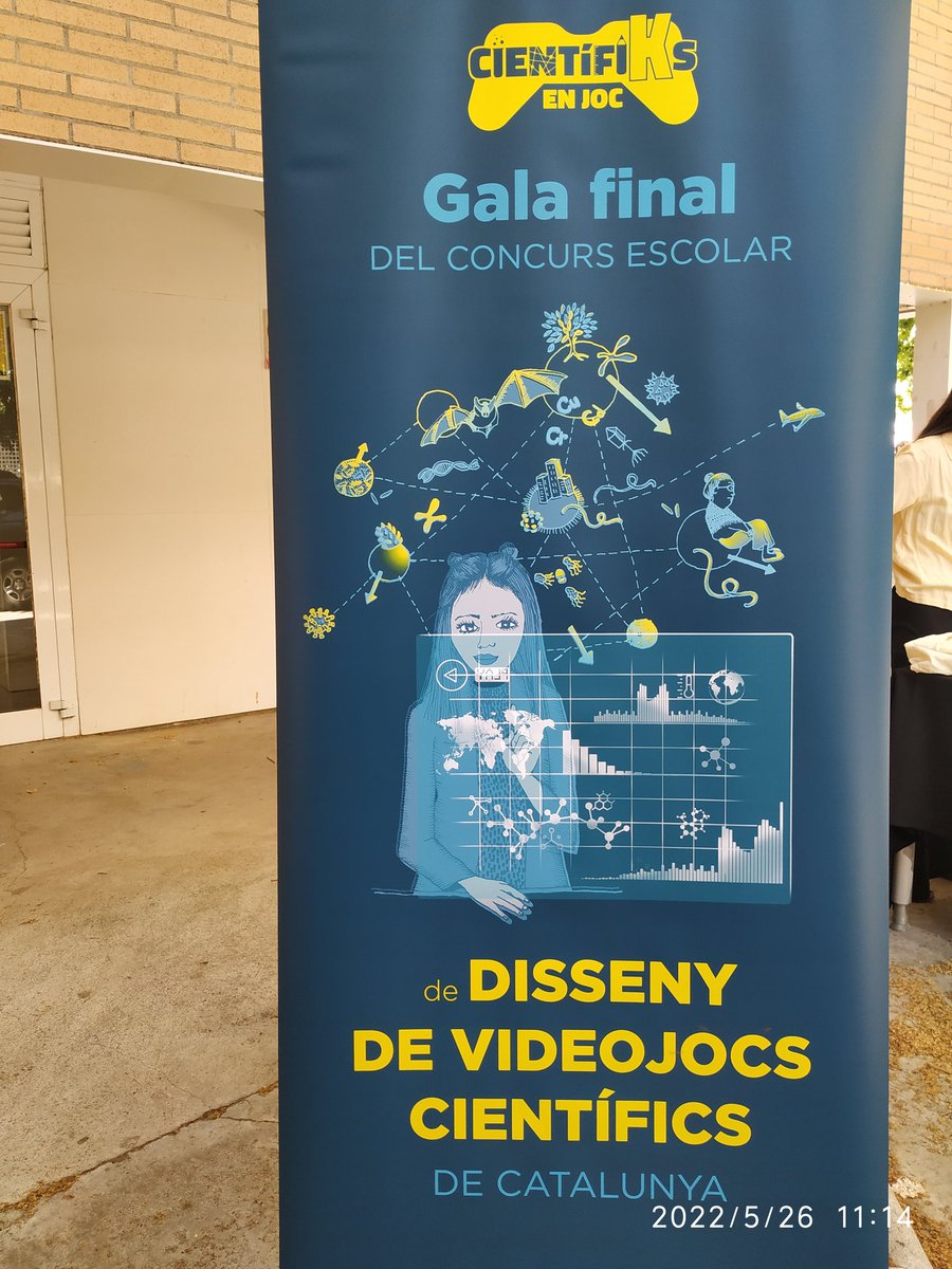 A punt de començar la Gala Final d'entrega de premis del Concurs Escolar Científics en Joc, on he tingut la sort de col.laborar amb l'Escola Rubén Darío de Barcelona. Molta sort a tots i a totes! <a href="/UNESCOChairESCI/">UNESCO Chair ESCI-UPF</a> <a href="/ESCIupf/">ESCI-UPF</a>