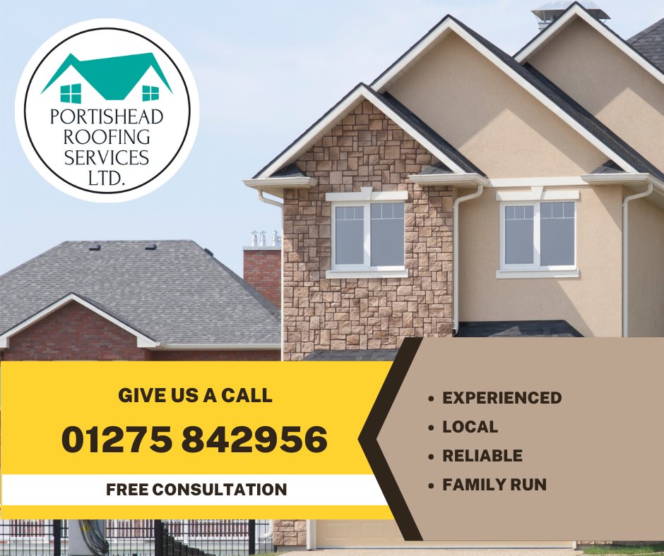 Pheadroofing's tweet photo. Reliable, local &amp; experienced. If your roof needs fixing, look no further! Contact us for a FREE consultation today - no job too small. #roofer #supportlocalbusiness #portishead https://t.co/1uJ3x4GuBo