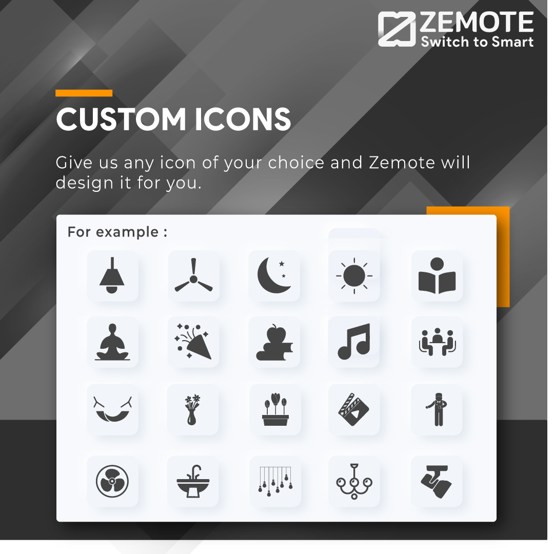 ZemoteSmartHome's tweet photo. Give icons of choice for your touch switch and we will make it for you 💯

Website link in bio.

#zemote #zemotehomeautomation #homeautomation #zemoteapp #zemotehomeautomationsystems #homeautomationindia #homeautomationsystem https://t.co/GnJeQ3WPPb