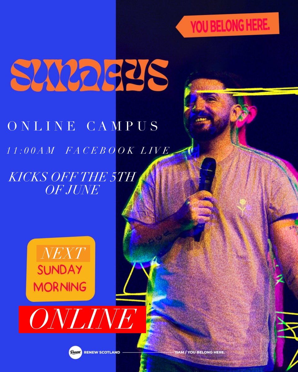 StevenMcleish's tweet photo. We can’t wait to kick of our Online Campus on Sunday the 5th of June @ 11AM on Facebook Live, we would love to see you! 
Invite friends &amp; family 

#OneHouseManyLivingRooms #OneChurchManyLocations #Kilmarknock #Onlie #Ayrshire #WestCoast #Scotland https://t.co/jVYezmljAM