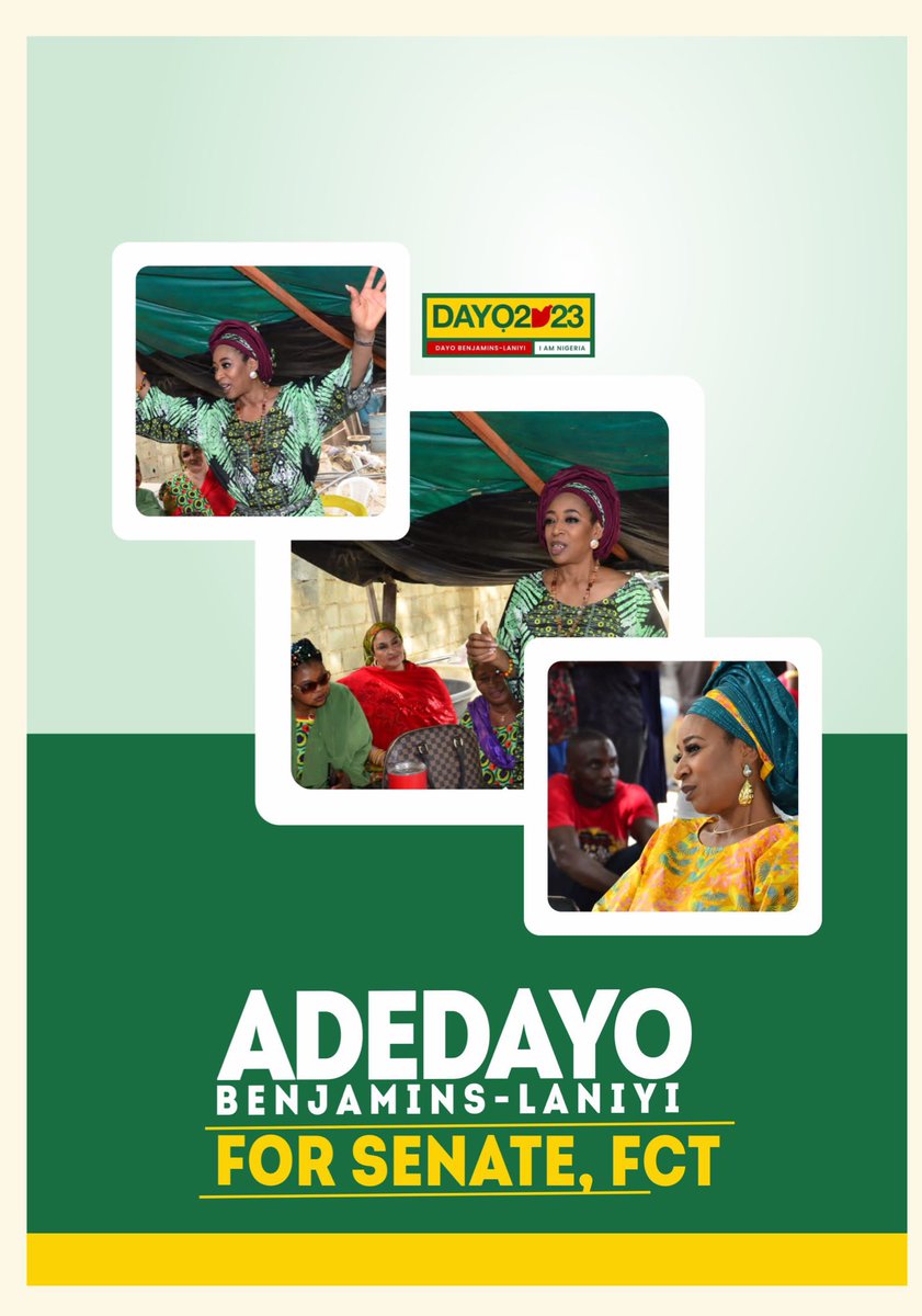 Dayo Benjamins-Laniyi (@dayo2023fct) on Twitter photo Repositioning the value system and right cultural heritage of the FCT in terms of inclusiveness and deep sense of belonging, <a href="/DayoBenLaniyi/">Dr Adedayo Benjamins-Laniyi</a> is bent on delivery!
#Dayo4FCTSenate
#Dayo2023FCT Repositioning the value system and right cultural heritage of the FCT in terms of inclusiveness and deep sense of belonging, <a href="/DayoBenLaniyi/">Dr Adedayo Benjamins-Laniyi</a> is bent on delivery!
#Dayo4FCTSenate
#Dayo2023FCT