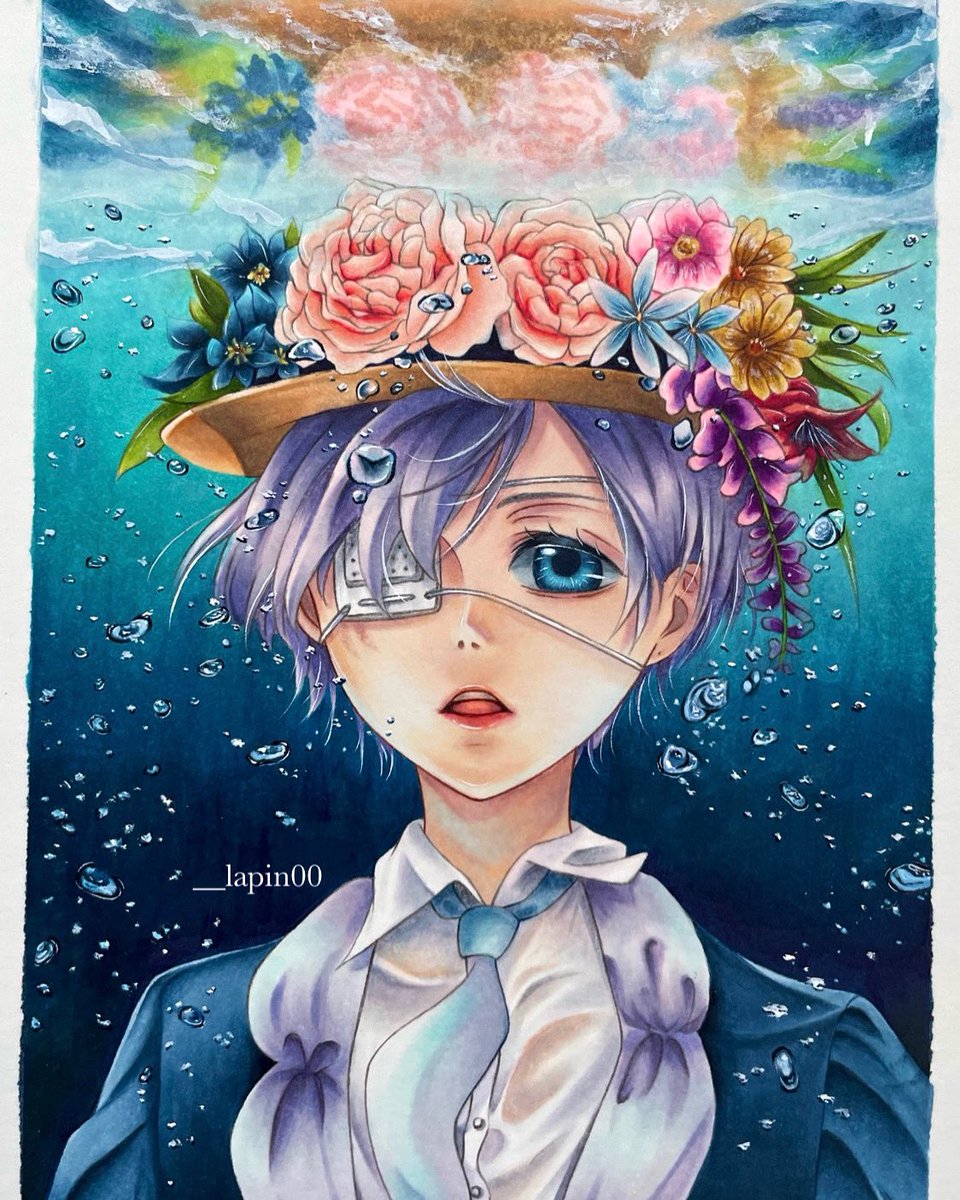 تويتر على تويتر 黒執事 シエルファントムハイヴ 模写 イラスト コピック ファンアート Copic Fanart T Co Q8fcv78oe4