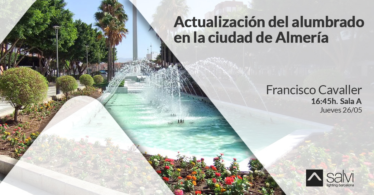 🗣️ Francisco Cavaller, hablará hoy en el #SimposiumCEI sobre el proyecto de reforma del #alumbradopúblico de la ciudad de #Almería  en el tramo de la Avenida Federico García Lorca, en pleno centro de la ciudad.

👍 Te esperamos a las 16:45h en la Sala A

<a href="/LucesCei/">Luces Cei</a> #Cartagena
