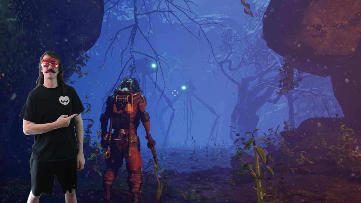 MachineOsaur's tweet photo. We are back! Today we jump into Earth's Shadow.  Special thank you to WRF Studios for access to this pre-release version of the game!  https://t.co/b52kG0Stkt 7:30 AM EDT! Come by and provide some feedback on the game. #twitch #machineosaur #mustache #earthsshadow    @Vampire_RPG https://t.co/wd7qe9itn4