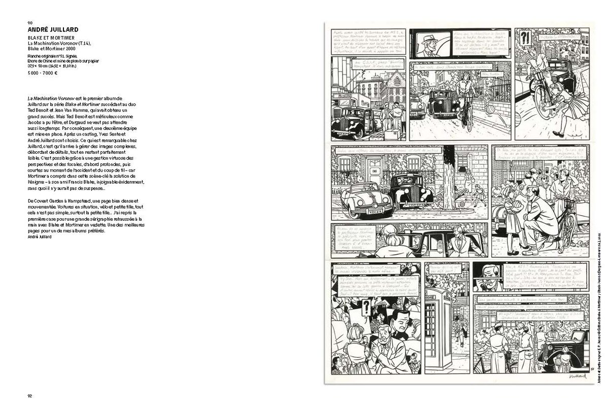centaurclub's tweet photo. Voici les pages du catalogue de la vente @galeriemaghen du 20/06/2022 présentant les planches #blakeetmortimer par #tedbenoit & #andrejuillard https://t.co/2OTm1WO19Z